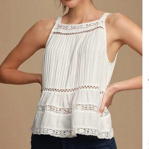 Lulus Ivory Lace Top